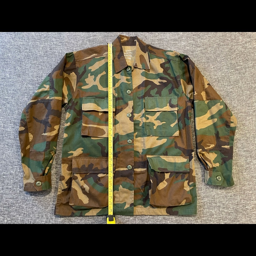 Anti Social Social Club  Military Camo Jacket